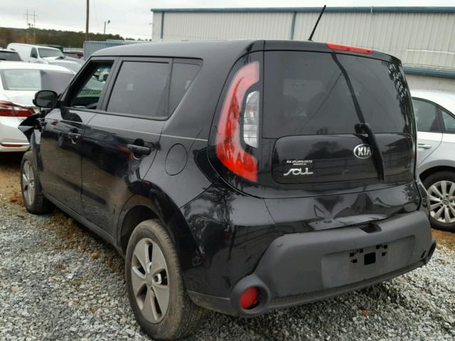 KNDJN2A21G7833194 - 2016 KIA SOUL BLACK photo 3