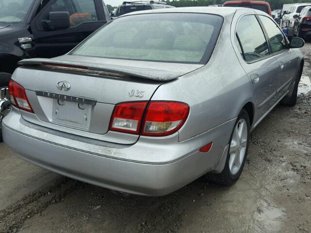 JNKDA31A92T002191 - 2002 INFINITI I35 SILVER photo 4