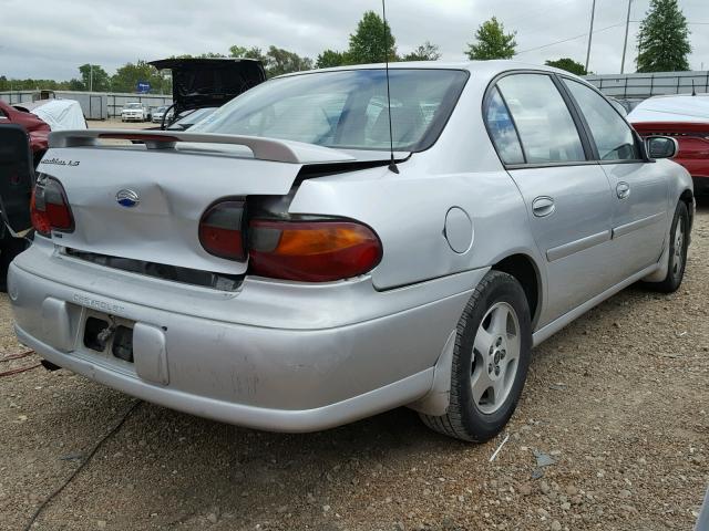 1G1NE52J72M662284 - 2002 CHEVROLET MALIBU LS Gümüş foto 4