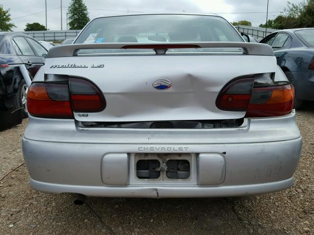 1G1NE52J72M662284 - 2002 CHEVROLET MALIBU LS Gümüş foto 9