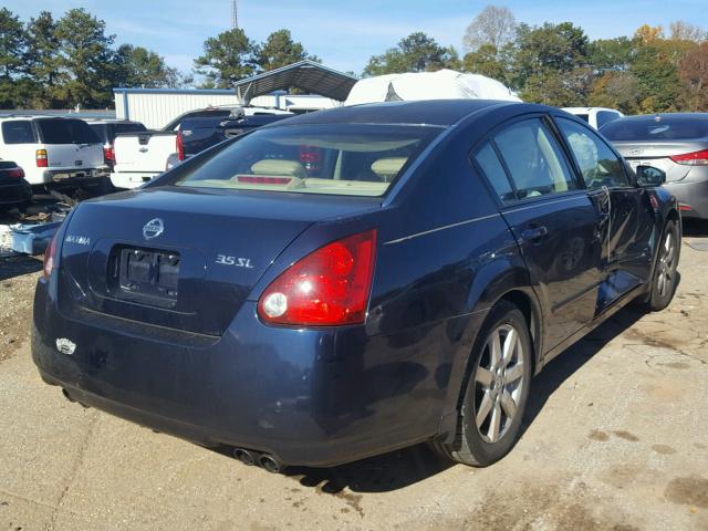 1N4BA41EX4C831846 - 2004 NISSAN MAXIMA SE BLUE photo 4