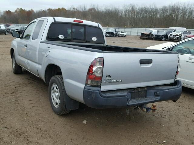 5TETX22NX9Z595305 - 2009 TOYOTA TACOMA ACC SILVER photo 3