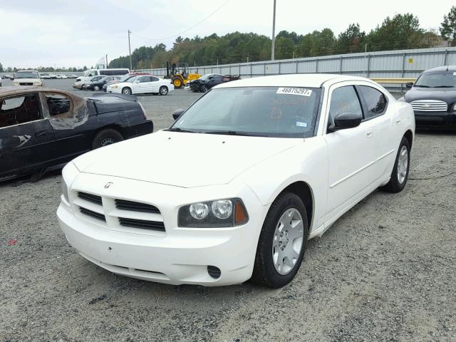 2B3KA43R36H310009 - 2006 DODGE CHARGER WHITE photo 2