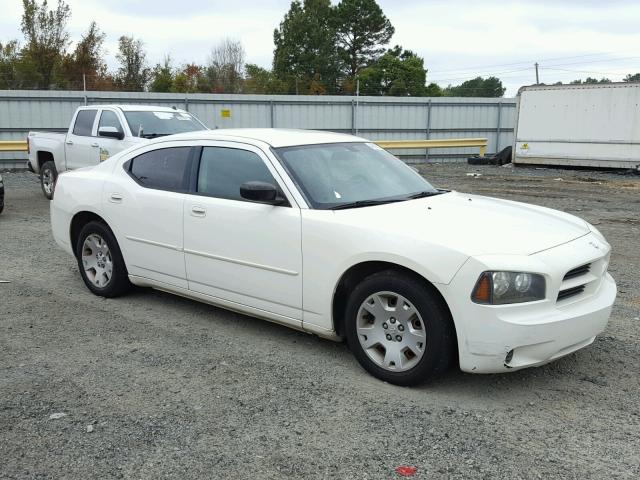 2B3KA43R36H310009 - 2006 DODGE CHARGER WHITE photo 9