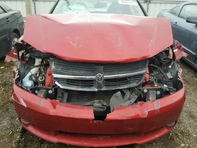 1B3LD76M68N694830 - 2008 DODGE AVENGER R/ RED photo 9