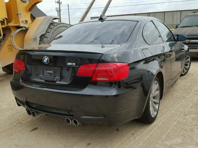 WBSKG9C55BE368396 - 2011 BMW M3 BLACK photo 4