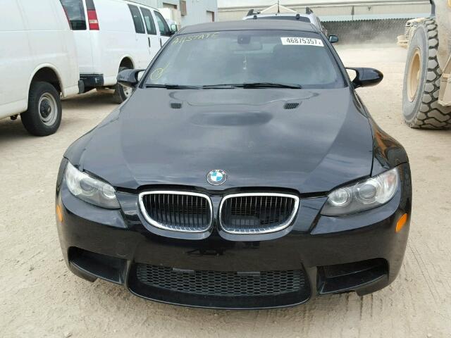 WBSKG9C55BE368396 - 2011 BMW M3 BLACK photo 9