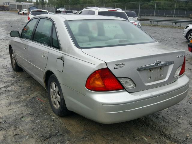 4T1BF28841U137893 - 2001 TOYOTA AVALON SILVER photo 3