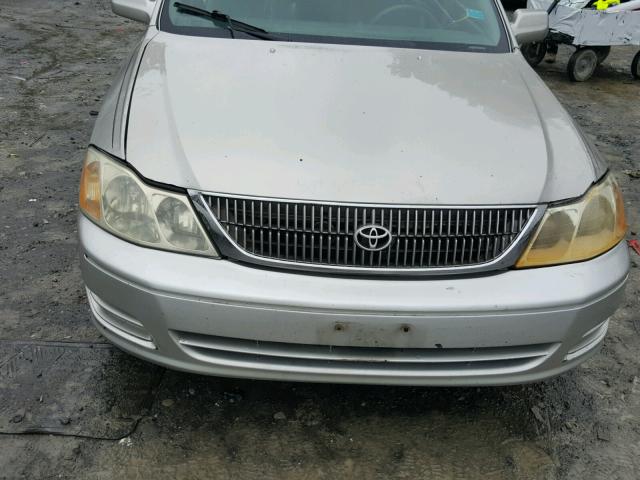 4T1BF28841U137893 - 2001 TOYOTA AVALON SILVER photo 9