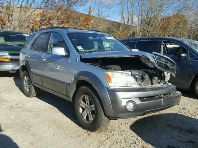 KNDJC733445292366 - 2004 KIA SORENTO EX BLUE photo 1