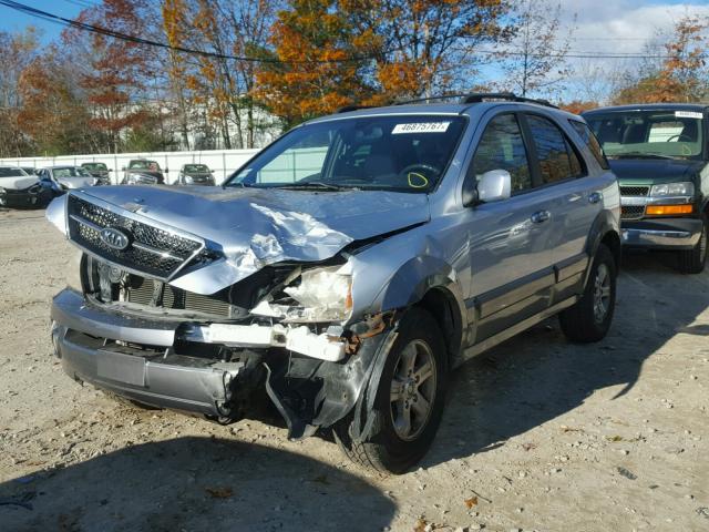 KNDJC733445292366 - 2004 KIA SORENTO EX BLUE photo 2