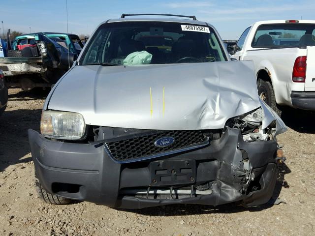 1FMCU03113KA02768 - 2003 FORD ESCAPE XLT SILVER photo 7