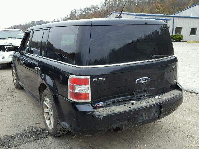 2FMEK62C29BB02014 - 2009 FORD FLEX SEL შავი ფოტო 3