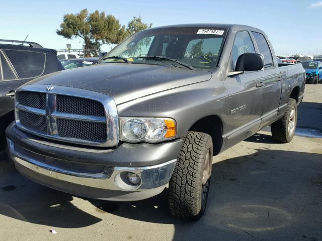 1D7HU18N42S673478 - 2002 DODGE RAM 1500 GRAY photo 2