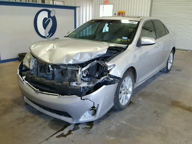 4T4BF1FKXDR334185 - 2013 TOYOTA CAMRY L SILVER photo 2