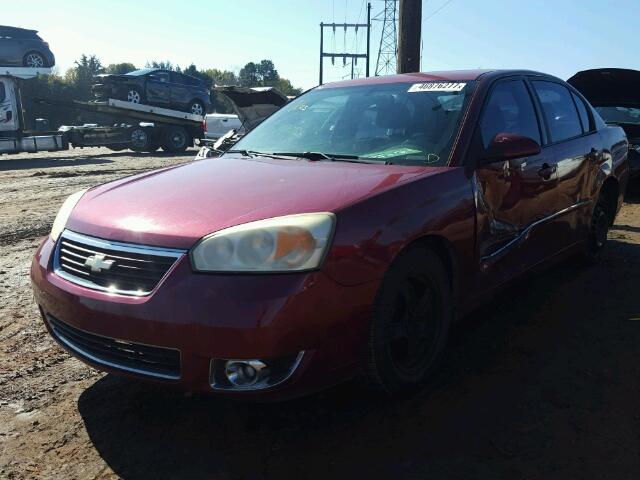 1G1ZT53836F241675 - 2006 CHEVROLET MALIBU LT BURGUNDY photo 2