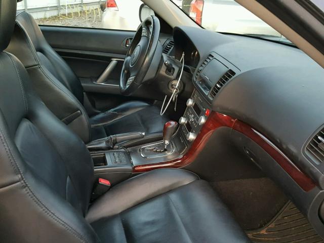 4S3BL626797218526 - 2009 SUBARU LEGACY 2.5 GRAY photo 5