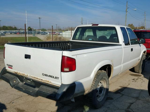 1GCDT19X4V8190232 - 1997 CHEVROLET S TRUCK S1 WHITE photo 4