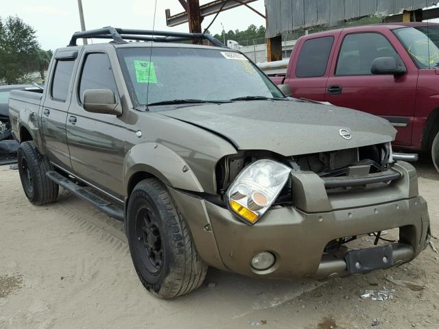 1N6ED27T12C367686 - 2002 NISSAN FRONTIER C GOLD photo 1