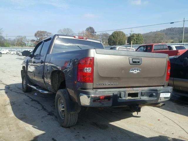 1GCHK23K37F556414 - 2007 CHEVROLET SILVERADO GRAY photo 3