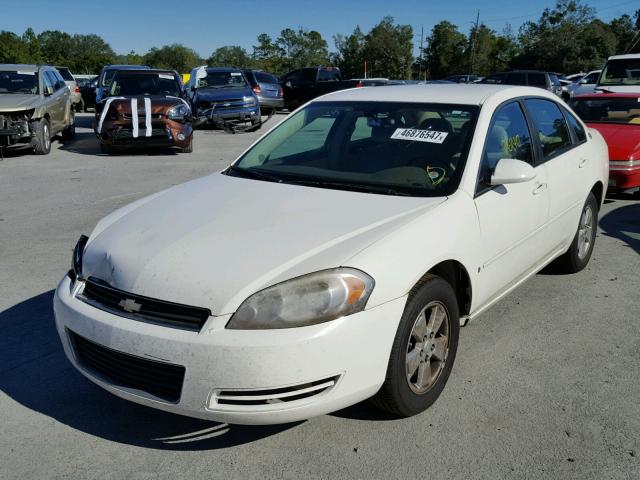 2G1WT58K579151770 - 2007 CHEVROLET IMPALA LT WHITE photo 2