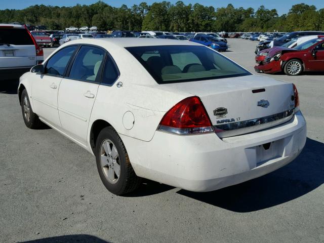 2G1WT58K579151770 - 2007 CHEVROLET IMPALA LT WHITE photo 3