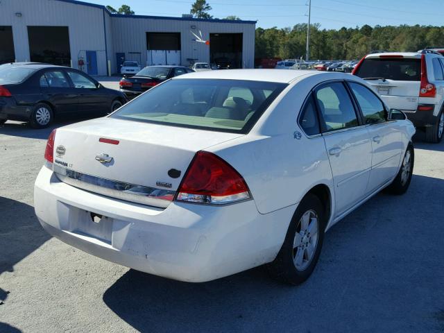 2G1WT58K579151770 - 2007 CHEVROLET IMPALA LT WHITE photo 4