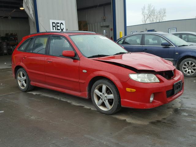 JM1BJ246831210361 - 2003 MAZDA PROTEGE PR RED photo 1