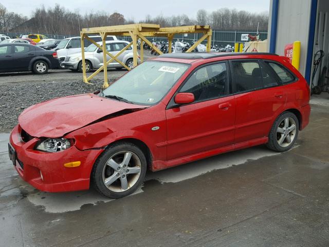 JM1BJ246831210361 - 2003 MAZDA PROTEGE PR RED photo 2