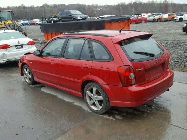 JM1BJ246831210361 - 2003 MAZDA PROTEGE PR RED photo 3