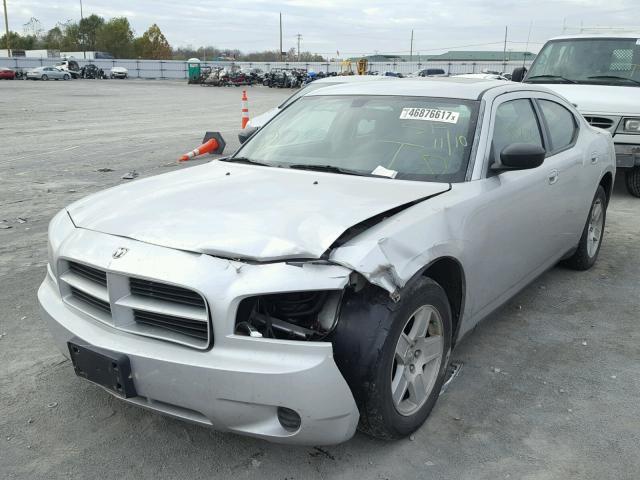 2B3KA43G27H880079 - 2007 DODGE CHARGER SE SILVER photo 2