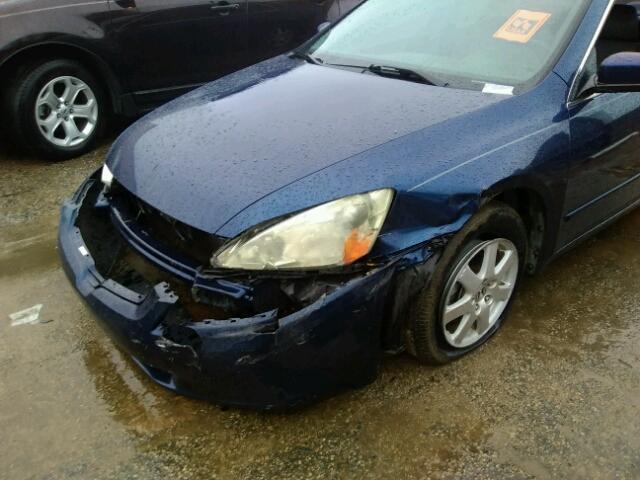 1HGCM66515A009963 - 2005 HONDA ACCORD EX BLUE photo 9