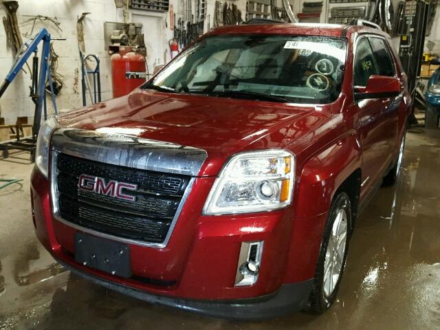 2CTFLEEW6A6297669 - 2010 GMC TERRAIN SL MAROON photo 2