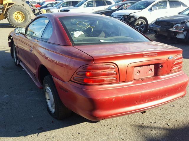 1FALP4044SF133725 - 1995 FORD MUSTANG RED photo 3