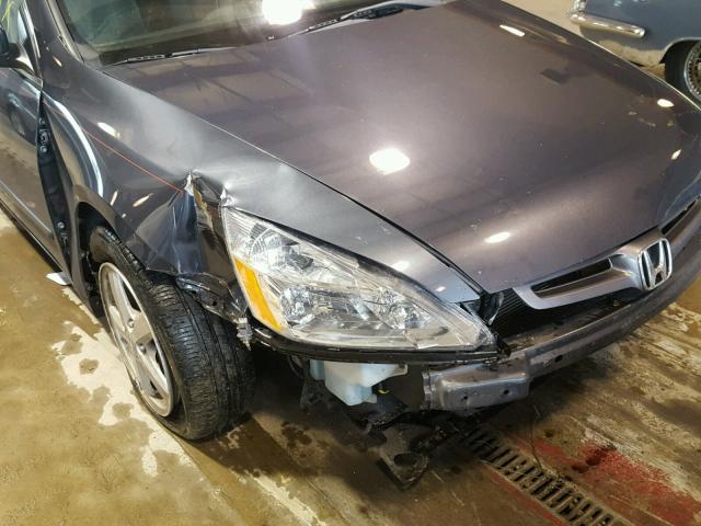 1HGCM56614A085815 - 2004 HONDA ACCORD EX GRAY photo 9