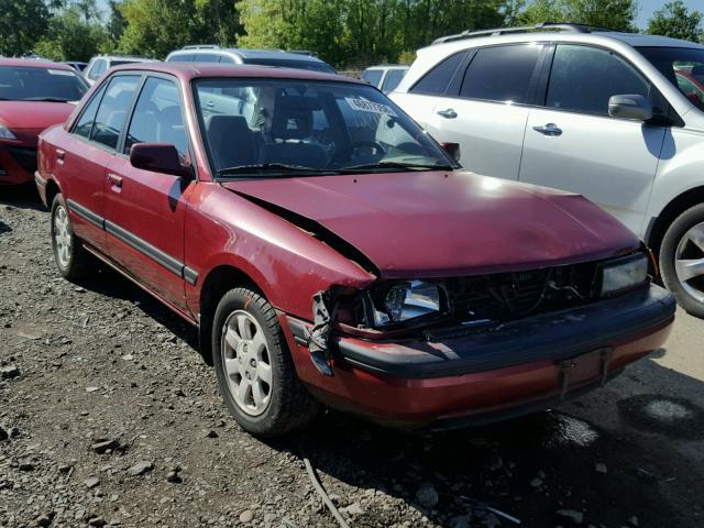 JM1BG2261N0434517 - 1992 MAZDA PROTEGE LX RED photo 1