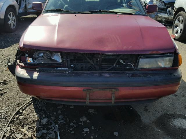 JM1BG2261N0434517 - 1992 MAZDA PROTEGE LX RED photo 9