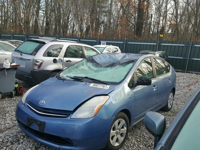 JTDKB20U287725197 - 2008 TOYOTA PRIUS BLUE photo 2