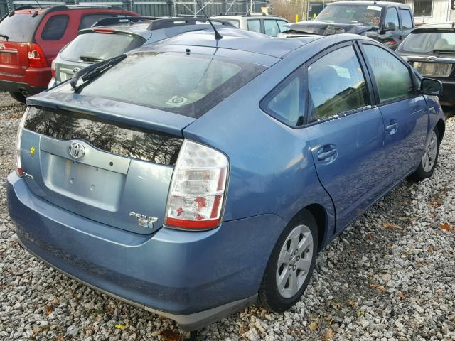 JTDKB20U287725197 - 2008 TOYOTA PRIUS BLUE photo 4