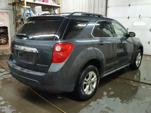 2CNFLEEC7B6246194 - 2011 CHEVROLET EQUINOX LT GRAY photo 4