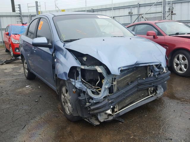 KL1TD56697B143173 - 2007 CHEVROLET AVEO BASE Көк фото 1