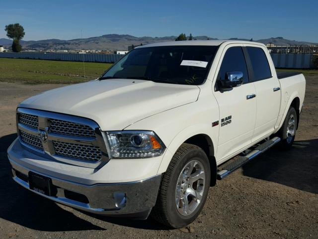 1C6RR7NT4GS205691 - 2016 RAM 1500 LARAM WHITE photo 2