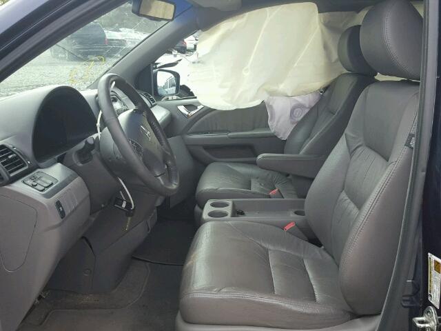 5FNRL38668B067871 - 2008 HONDA ODYSSEY EX BLUE photo 5
