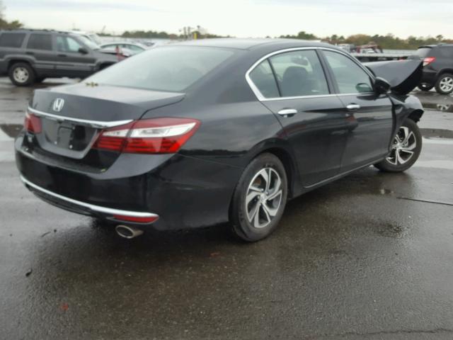 1HGCR2F35HA248705 - 2017 HONDA ACCORD LX BLACK photo 4