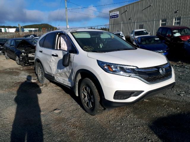 2HKRM4H33FH104589 - 2015 HONDA CR-V LX WHITE photo 1