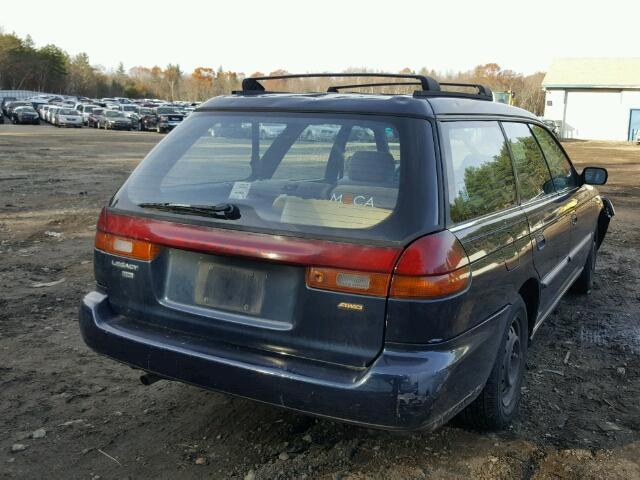 4S3BK4359V7306954 - 1997 SUBARU LEGACY L BLUE photo 4