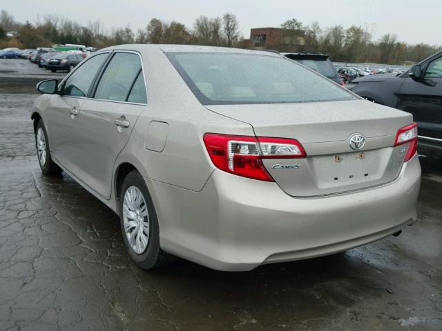 4T1BF1FK8DU297602 - 2013 TOYOTA CAMRY L BEIGE photo 3