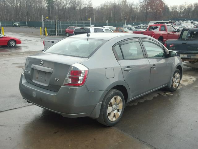 3N1AB61E17L696086 - 2007 NISSAN SENTRA 2.0 GRAY photo 4