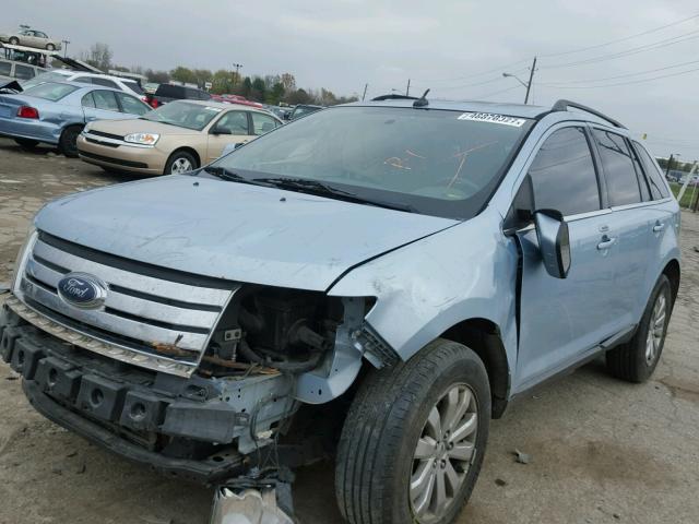 2FMDK49CX8BA17734 - 2008 FORD EDGE LIMIT BLUE photo 2