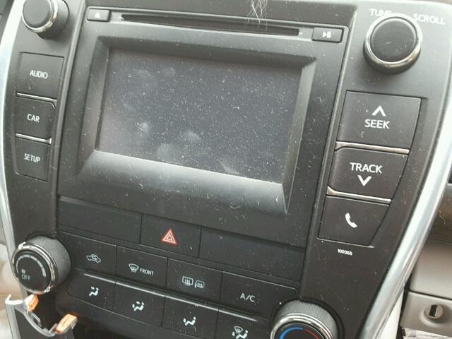 4T4BF1FKXFR468598 - 2015 TOYOTA CAMRY LE შავი ფოტო 9